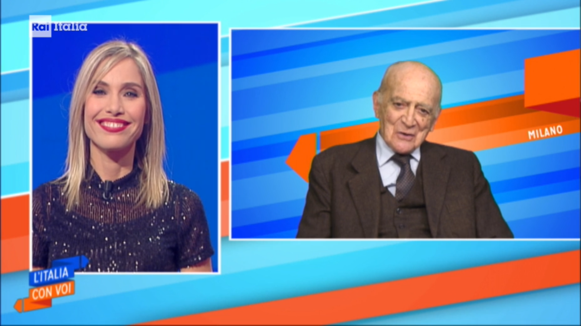 Piero Bassetti porta a "L’Italia con voi" il primo notiziario italico