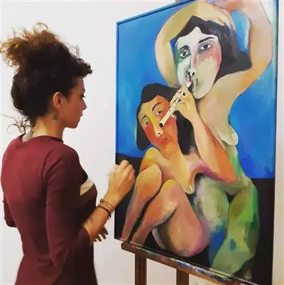 E’ una giovane artista - Sara Lautizi, in arte ANAM - la protagonista della collaborazione mensile di Italica Net con Mecenate.